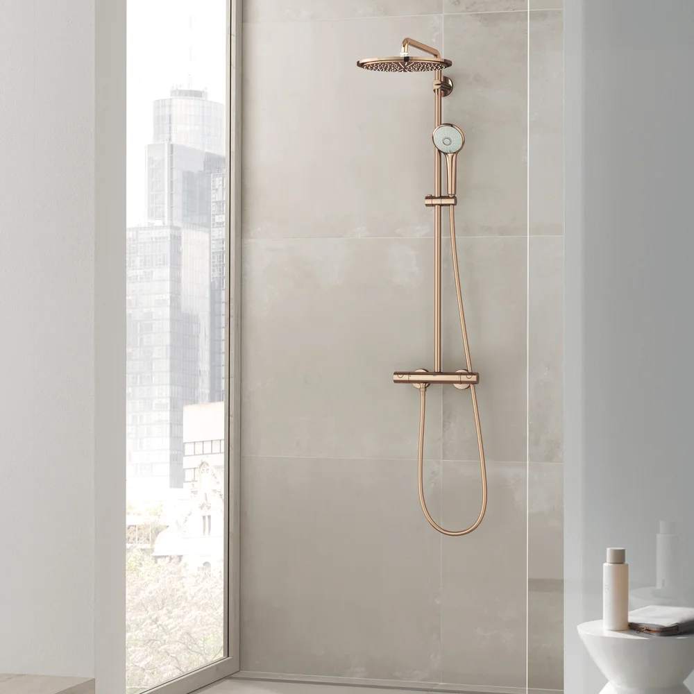 GROHE EUPHORIA DUSJSYSTEM 310 M/DUSJBATTERI WARM SUNSET v:8851817