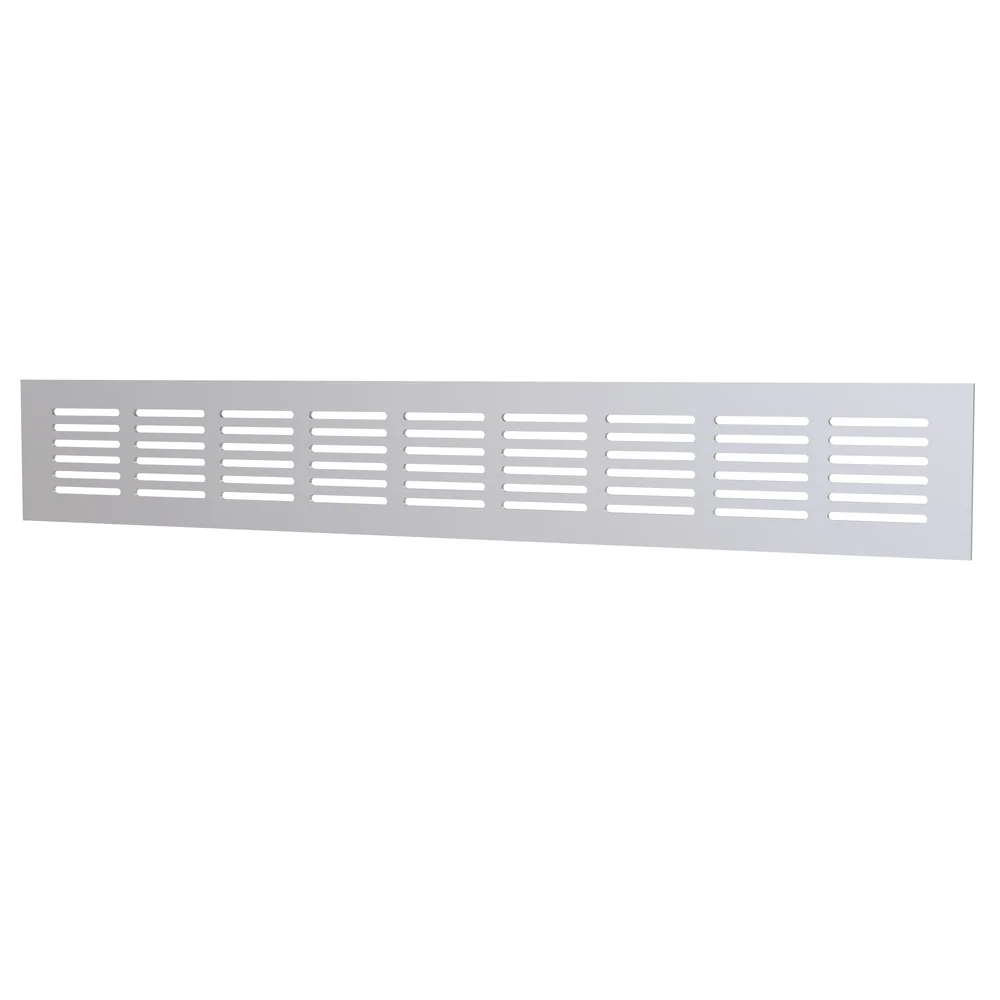 Overstrømningsrist matt aluminium 400X60 mm v:1492471 Overstrømningsrist matt aluminium 400X60 mm v:1492471