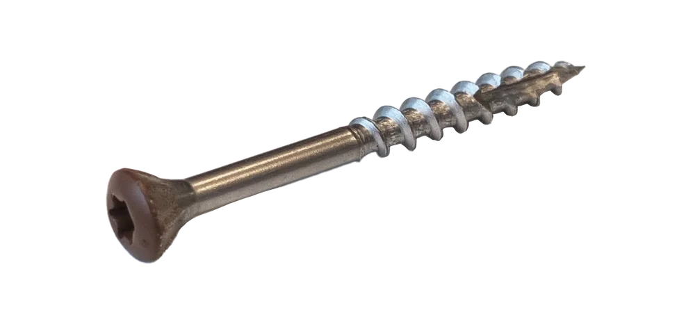 Fasadeskrue A4 T20 brun 4,5×48 mm 250 stk v:2418275 Fasadeskrue A4 T20 brun 4,5×48 mm 250 stk v:2418275