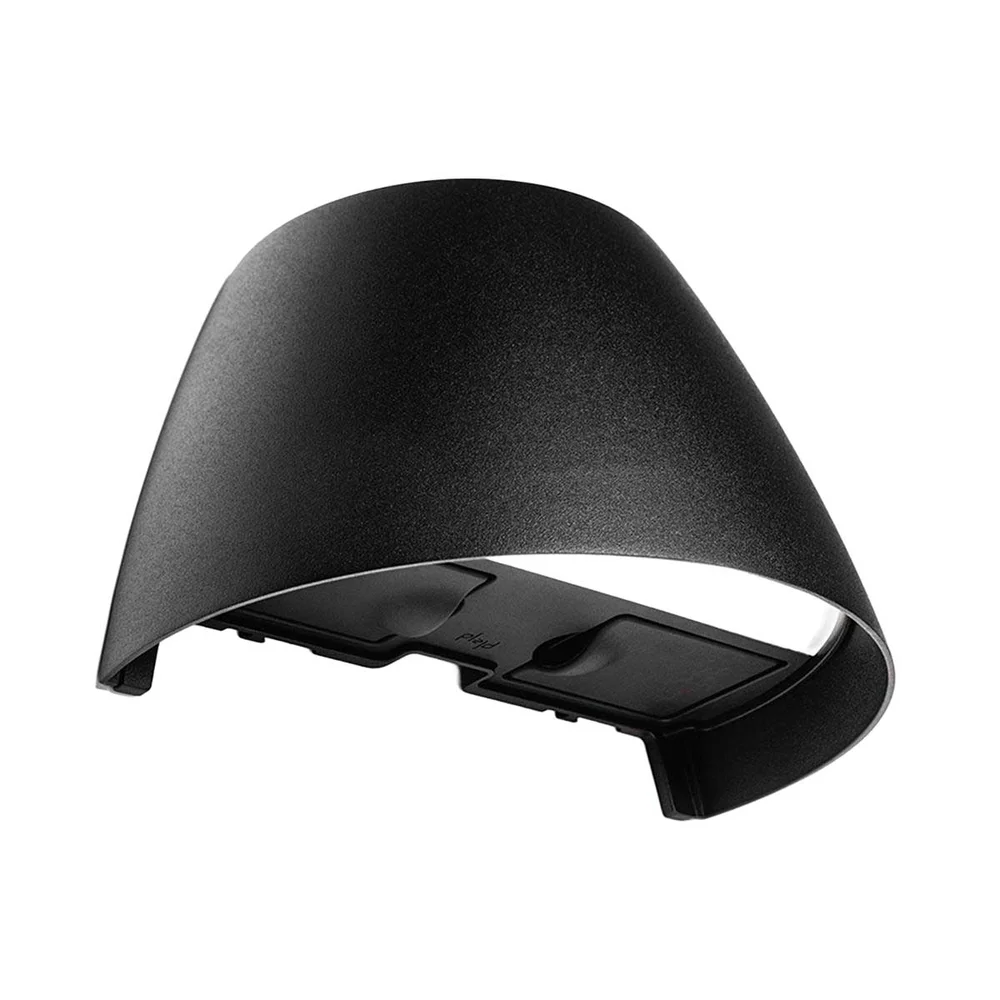 Plejd Vegglampe OUT-02-U, 13w 1000lm 2,2-4k, Uttak, Svart v:7352893