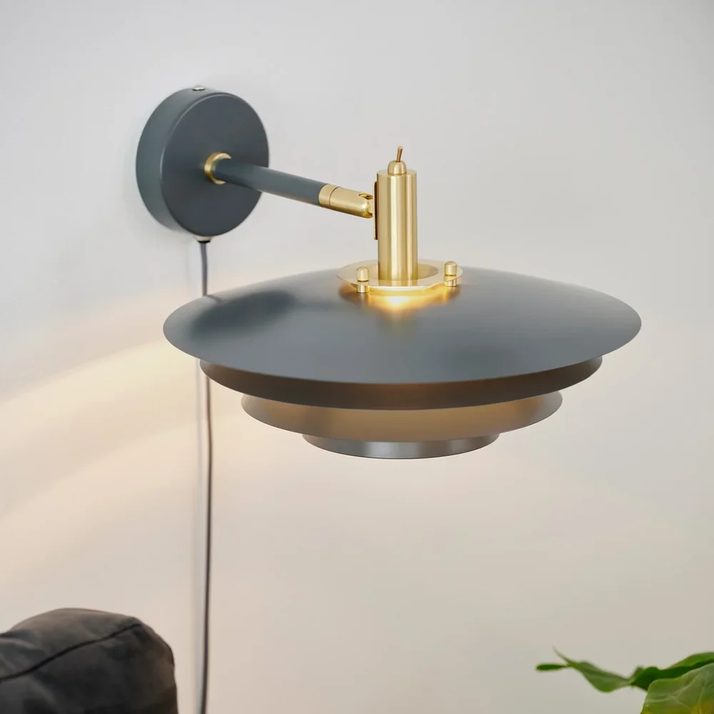NORDLUX BRETAGNE VEGGLAMPE G9 GRÅ v:1234084 NORDLUX BRETAGNE VEGGLAMPE G9 GRÅ v:1234084