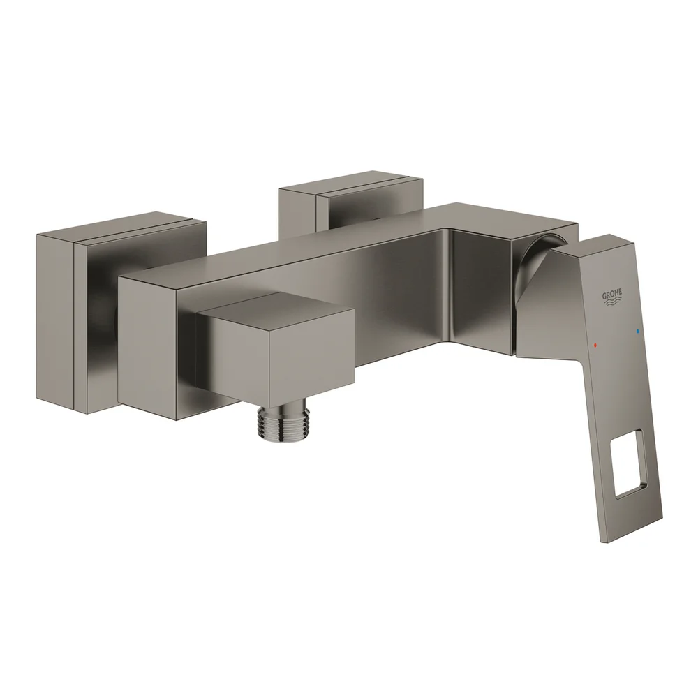 GROHE EUROCUBE DUSJBATTERI BØRSTET HARD GRAFITT v:9300586