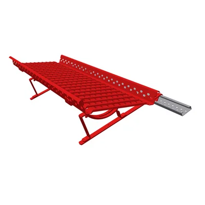 TAKBRO PLATTFORM TBP 105 T MØRKRØD v:2386602