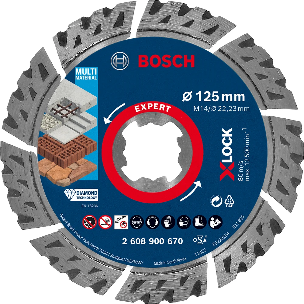 Diamantkappskive XL multi 125mm - Bosch v:9902662