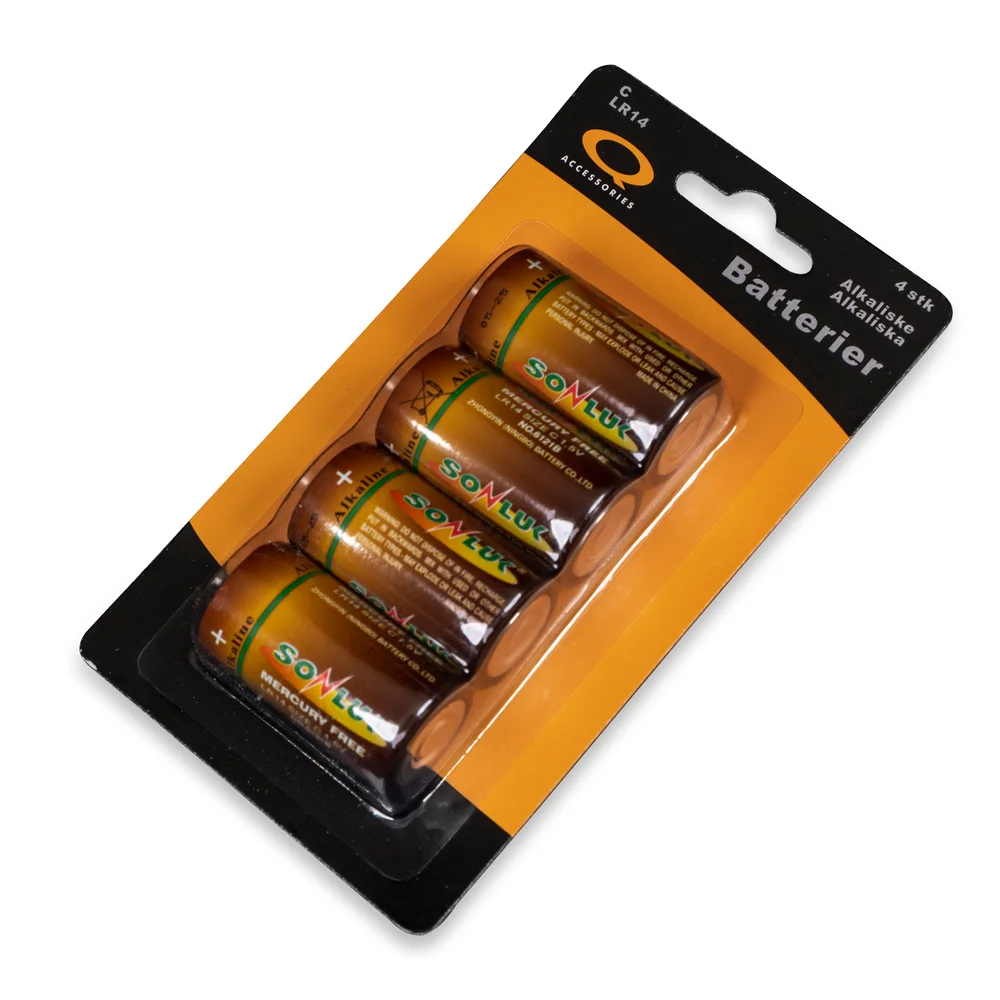 Q-tools batterier lr14 4 stk pr pak v:9308557 Q-tools batterier lr14 4 stk pr pak v:9308557
