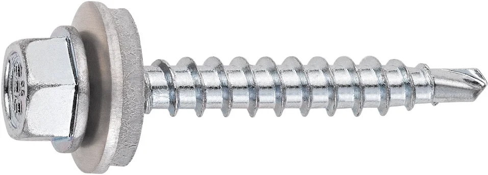 Skrue a2 sw2-s-a14-4,8×35 mell.grå rfri. austenitic stål 18/8 ral7040 v:7331454