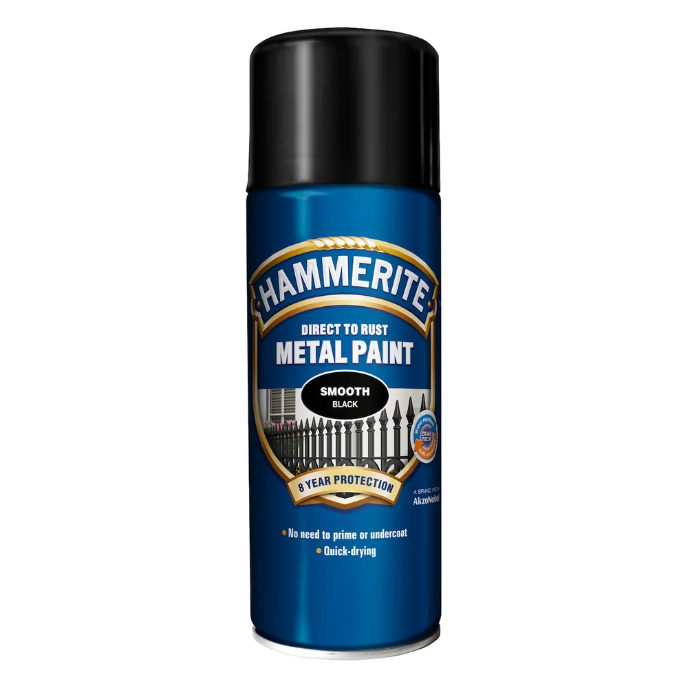 HAMMERITE SMOOTH FINISH SORT 0.4L v:2492227 HAMMERITE SMOOTH FINISH SORT 0.4L v:2492227