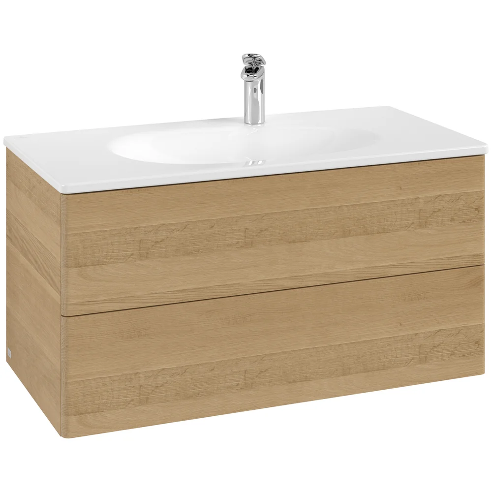 V&B ANTAO SERVANTSKAP 2 SKUFFER GLATT 988X504X496 EIK v:7240921