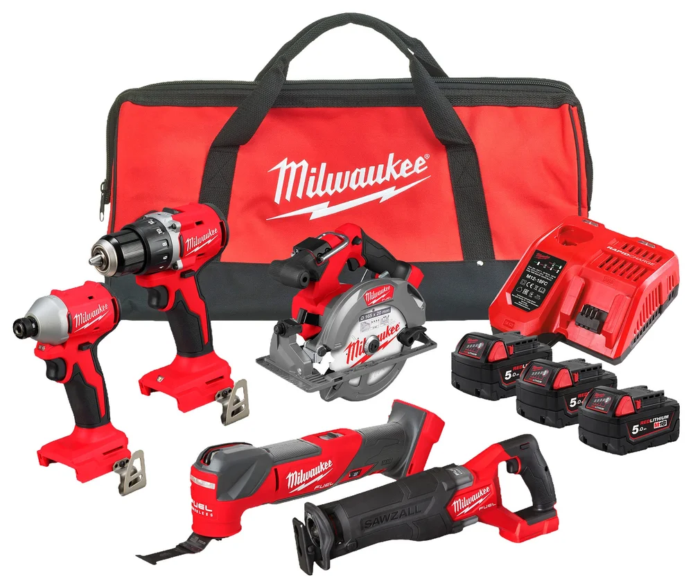 MILWAUKEE POWERPACK M18 FPP5SEC-503B v:7165308 MILWAUKEE POWERPACK M18 FPP5SEC-503B v:7165308