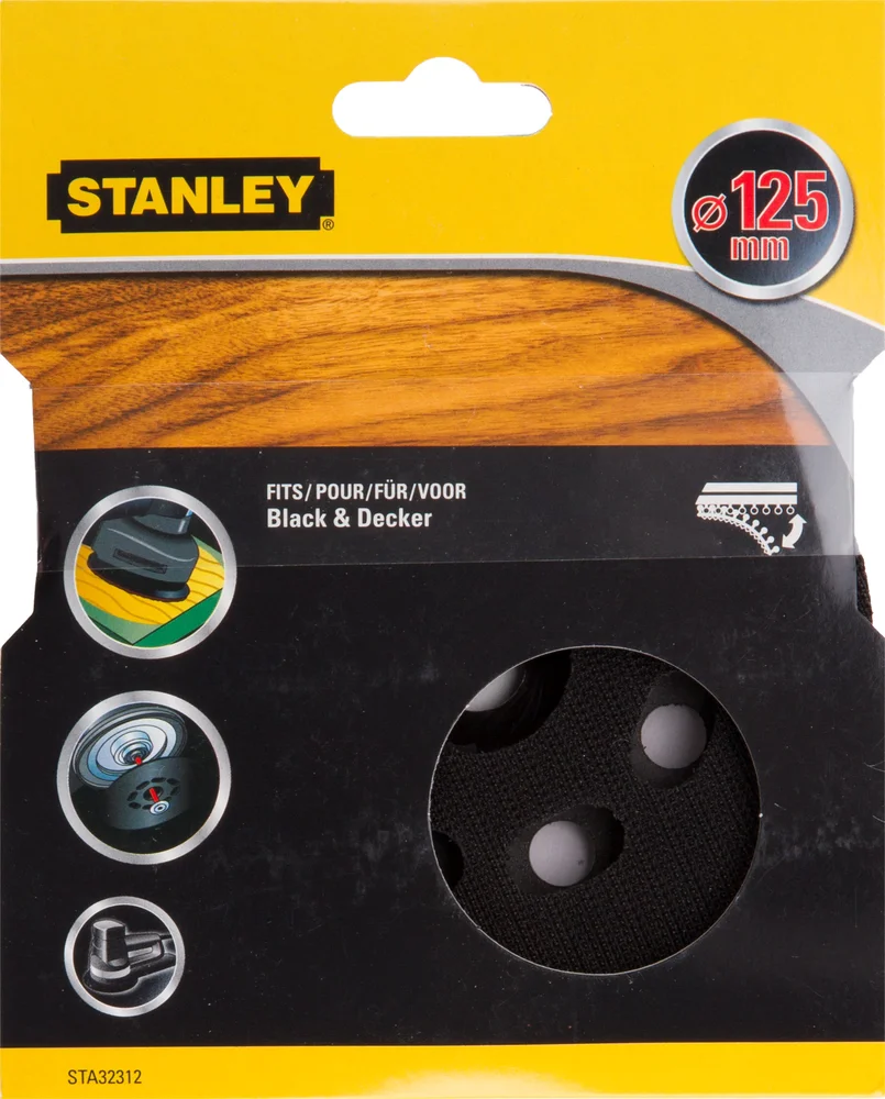 Slipesåle 125mm sta32312 til eksentersliper v:4987478