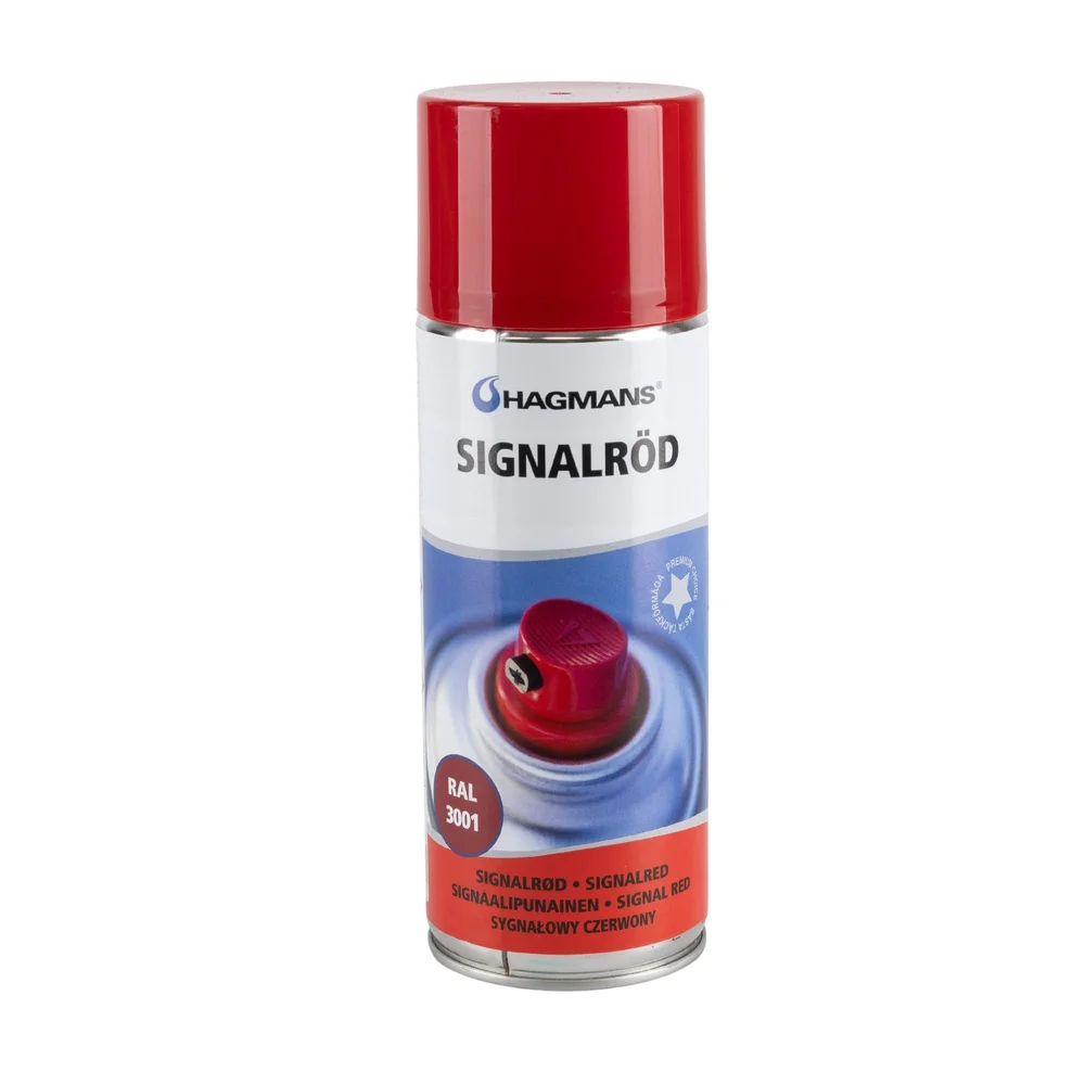 Hagmans Dekkmaling signalrød RAL 3001, 400 ml v:6837311