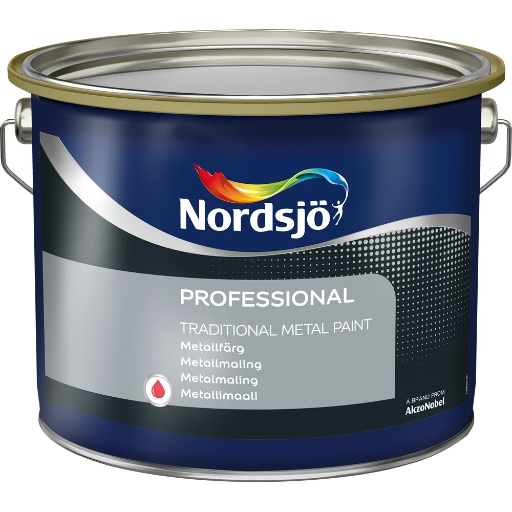 NORDSJØ PROFESSIONAL TRAD METAL PAINT SORT 1L v:8814822