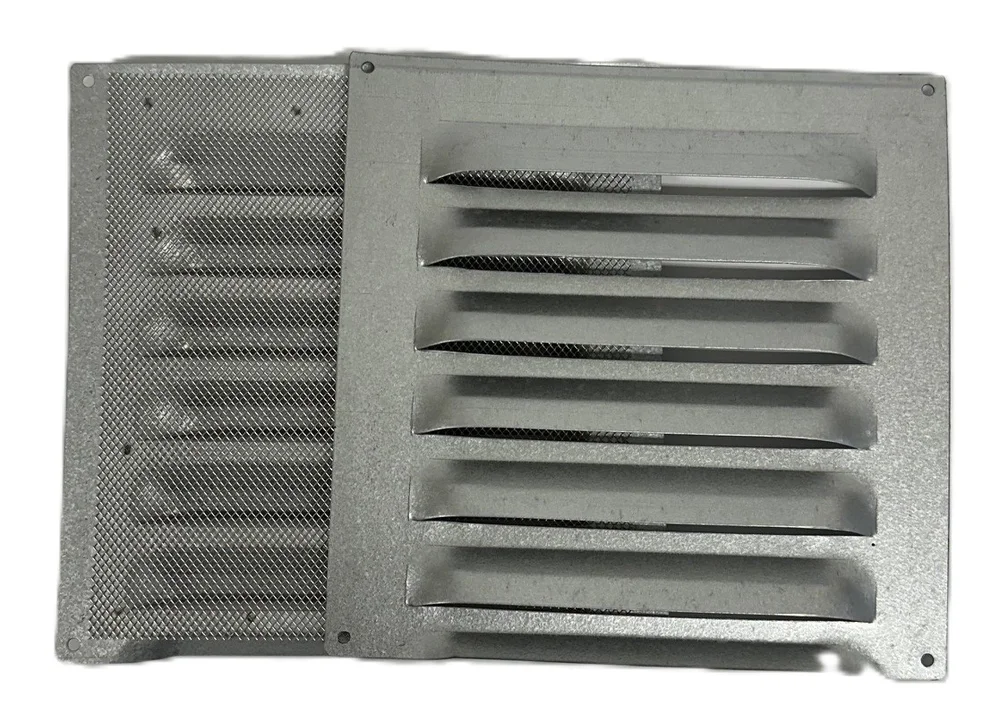 Rist 6×6″ f/tre alusink skeisvoll m/hull,stifter og rf-duk sv v:5601193 Rist 6×6″ f/tre alusink skeisvoll m/hull,stifter og rf-duk sv v:5601193