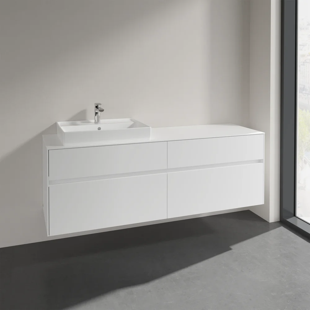 VILLEROY & BOCH COLLARO SERVANTSKAP 160 FOR SERVANT VENSTRE 60 CM M/4 SKUFFER HVIT MATT v:8525996 VILLEROY & BOCH COLLARO SERVANTSKAP 160 FOR SERVANT VENSTRE 60 CM M/4 SKUFFER HVIT MATT v:8525996