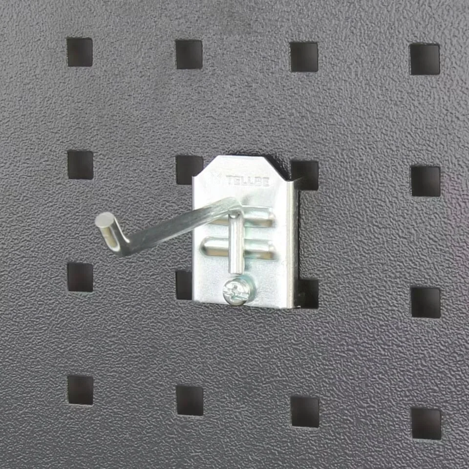 Tellbe Enkelkrok til verktavle, elfz, 5×100 mm, 4-pakning v:5044376