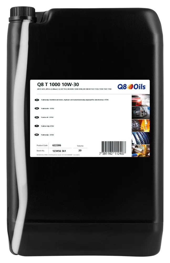 OKQ8 Q8 T 1000 10W-30 20L v:3240420 OKQ8 Q8 T 1000 10W-30 20L v:3240420