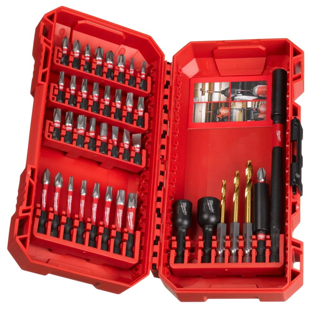 MILWAUKEE BITSSETT SHOCKWAVE D/DR CD 40P v:7805279