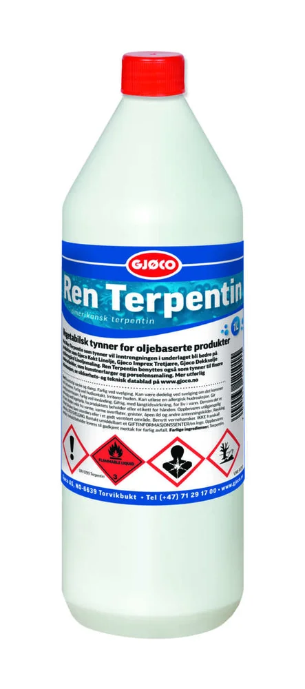 Gjøco Ren Terpentin 1L v:7022142 Gjøco Ren Terpentin 1L v:7022142