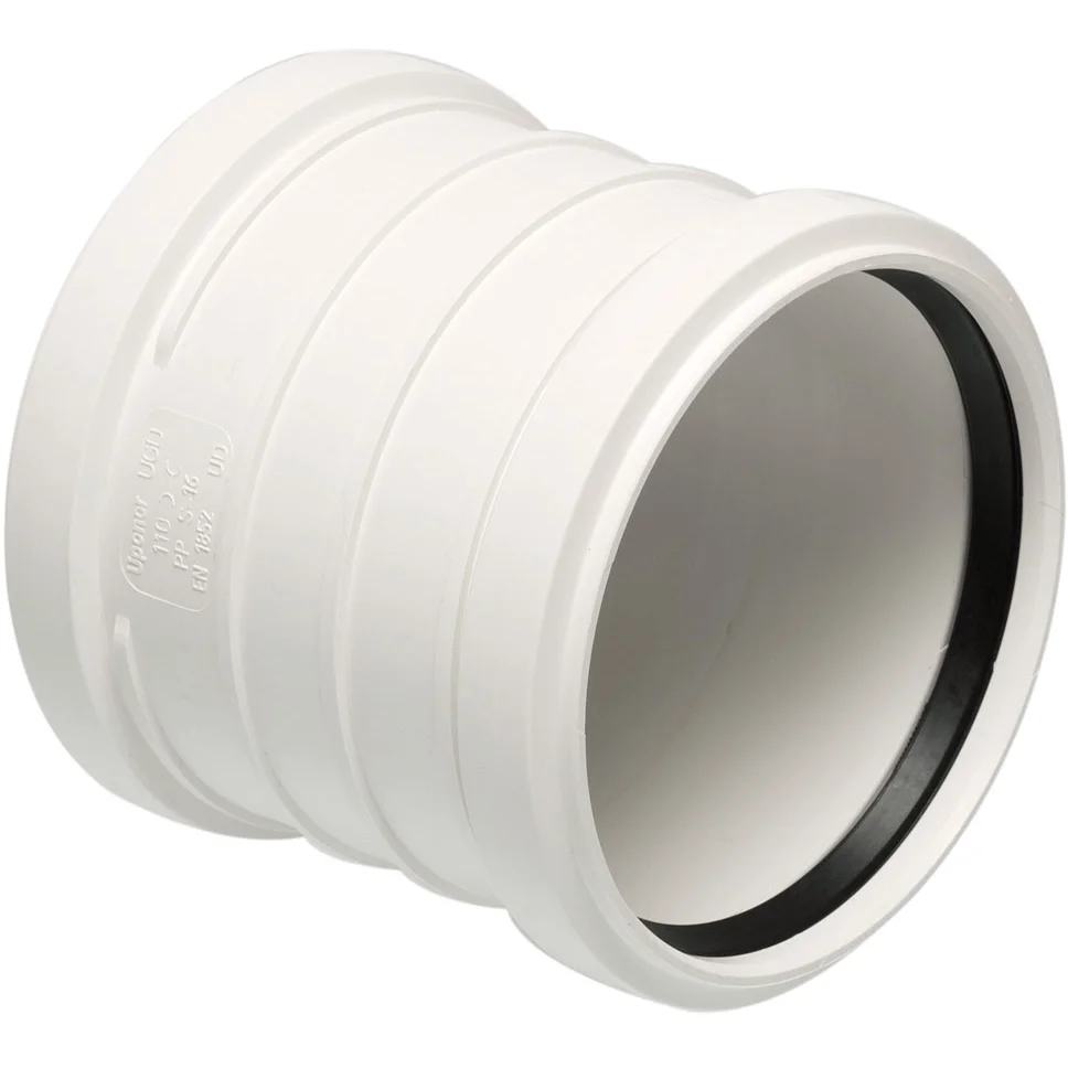 UPONOR DECIBEL SKJØTEMUFFE 75MM HVIT v:2254953