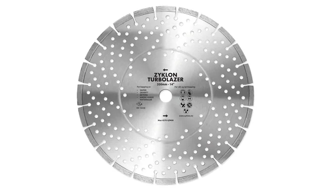 Diamantblad Turbolazer 350×3,2x10x20 mm v:1934030 Diamantblad Turbolazer 350×3,2x10x20 mm v:1934030