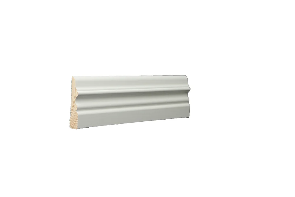 Karmlist furu profilert nord hvit bomull S0502-Y 15x70x4400 mm v:3286474