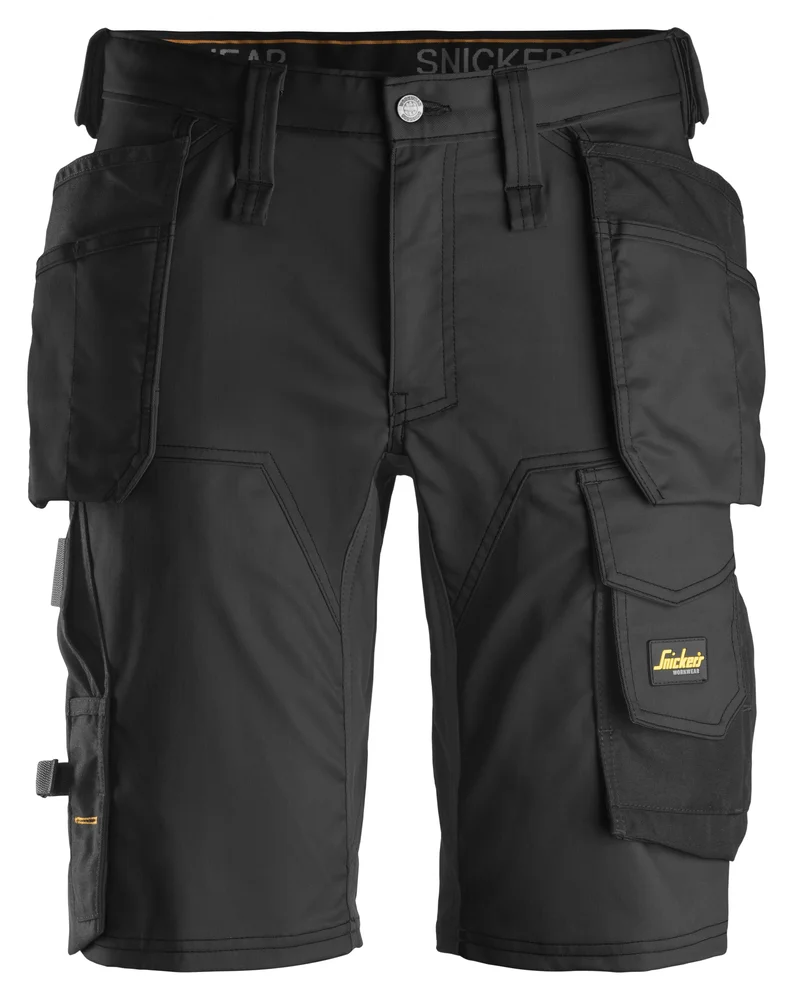 Snickers håndverkershorts 6141 sort/sort str 54 AllroundWork v:9456692