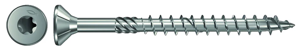 Treskrue innvendig senk 5,0×45 mm FPF-ST elforzinket tx 20 helgjenget 200 stk v:1643082 Treskrue innvendig senk 5,0×45 mm FPF-ST elforzinket tx 20 helgjenget 200 stk v:1643082