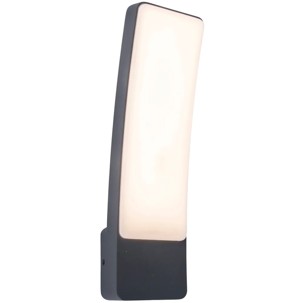 LUTEC ARCHITECTURAL KIRA VEGGHENGT LAMPE MØRK GRÅ v:6947615 LUTEC ARCHITECTURAL KIRA VEGGHENGT LAMPE MØRK GRÅ v:6947615
