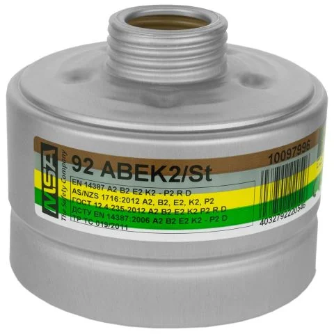 92 ABEK2 MSA Kombinasjonsfilter 3100168 92 ABEK2 MSA Kombinasjonsfilter 3100168