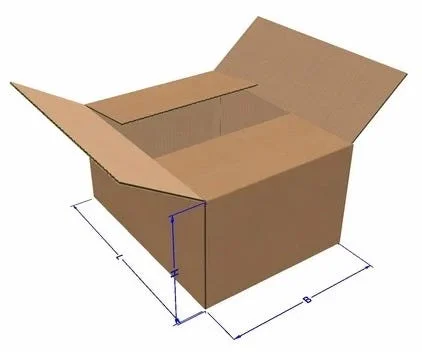 ØVRIGT PAPPKASSE STD 7 45X30X30CM v:9360868