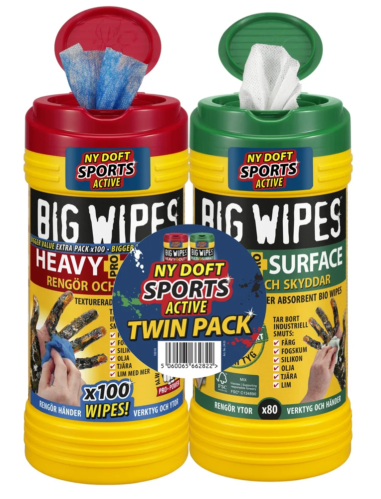 BIG WIPES TWINPACK HEAVY DUTY 100 DUK MULTI SURFACE 80 DUK v:2184802 BIG WIPES TWINPACK HEAVY DUTY 100 DUK MULTI SURFACE 80 DUK v:2184802