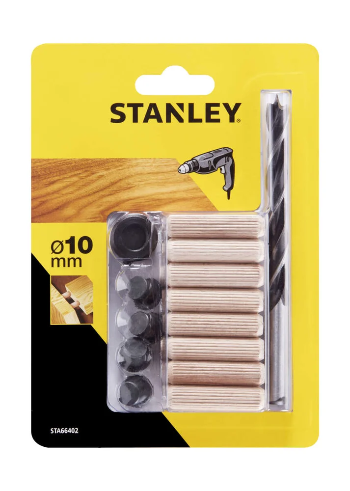 Stanley STA66402 trepluggsett 10 mm v:5648538
