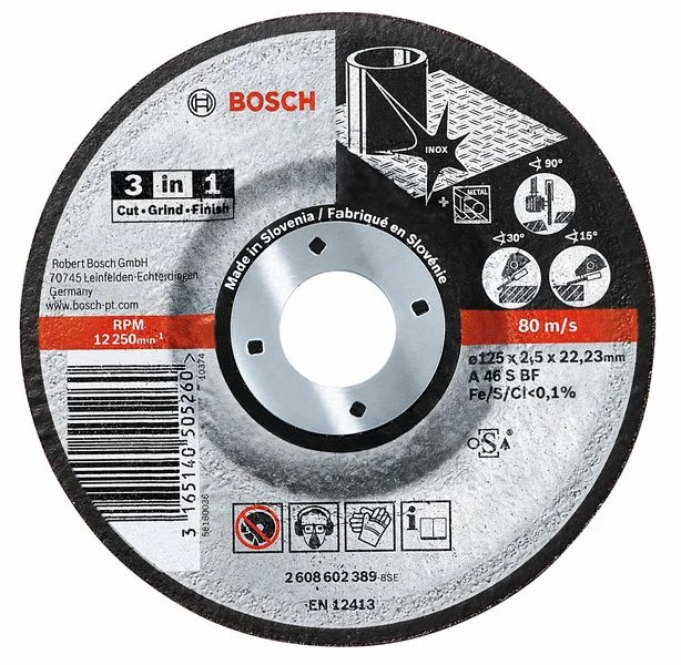 Kappeskive 125×2,5×22.23mm 3-i 3-in-1 v:5400716 Kappeskive 125×2,5×22.23mm 3-i 3-in-1 v:5400716