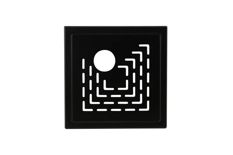 Slukrist klassisk 20×20 svart matt med uthugg v:6377999 Slukrist klassisk 20×20 svart matt med uthugg v:6377999