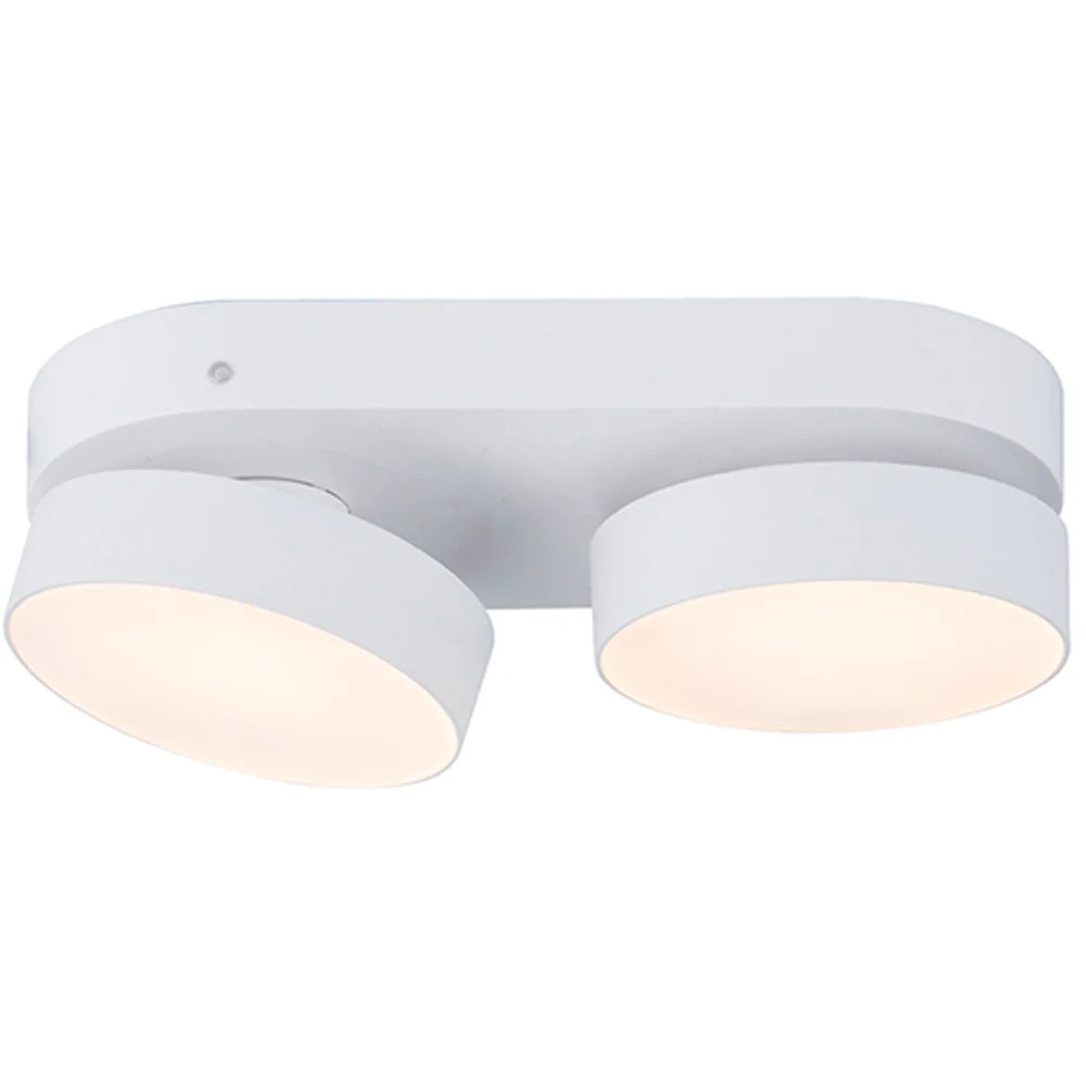LUTEC CONNECT STANOS INDOOR 2 LED HVIT TAKLAMPE Ø10 v:2182307 LUTEC CONNECT STANOS INDOOR 2 LED HVIT TAKLAMPE Ø10 v:2182307