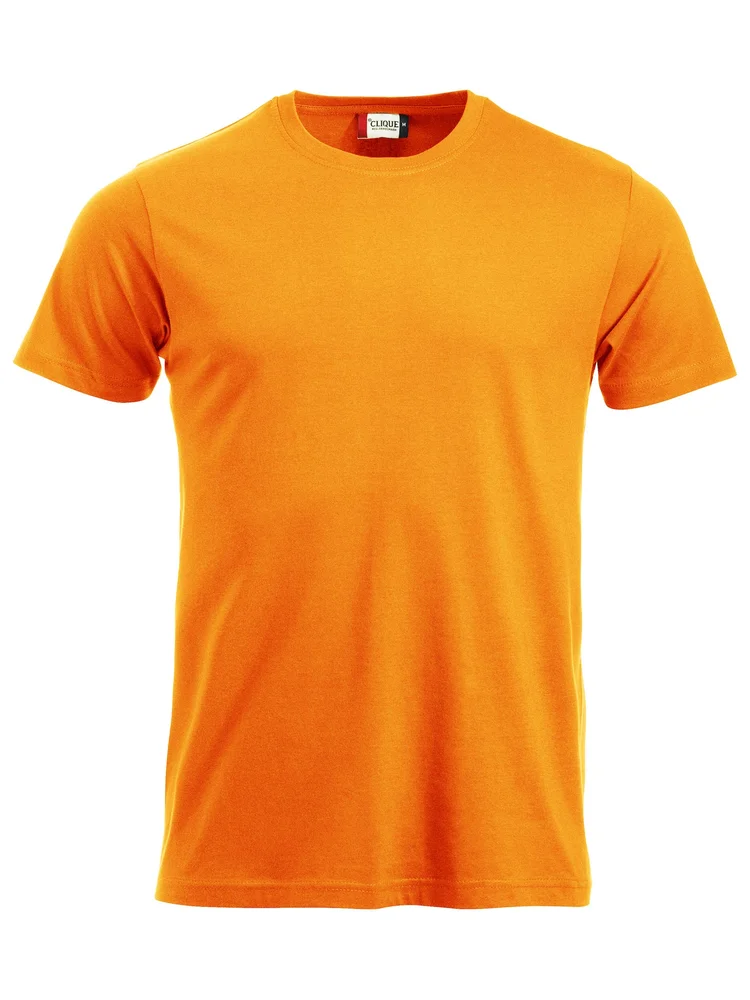 CLIQUE T-SHIRT NEW CLASSIC H ORANSJE v:1269639 CLIQUE T-SHIRT NEW CLASSIC H ORANSJE v:1269639