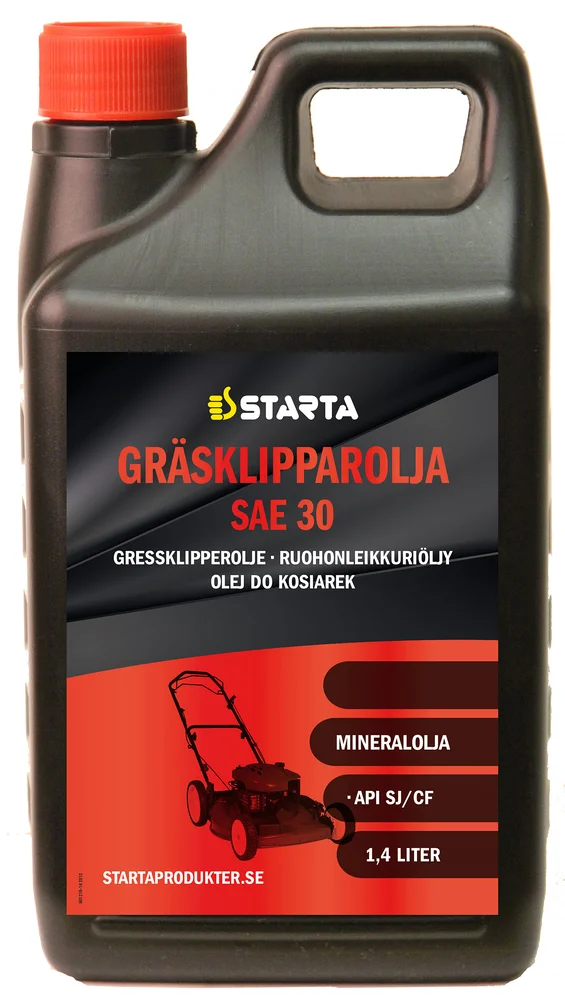 Starta Gressklipperolje SAE 30, 1,4 l v:4931415 Starta Gressklipperolje SAE 30, 1,4 l v:4931415