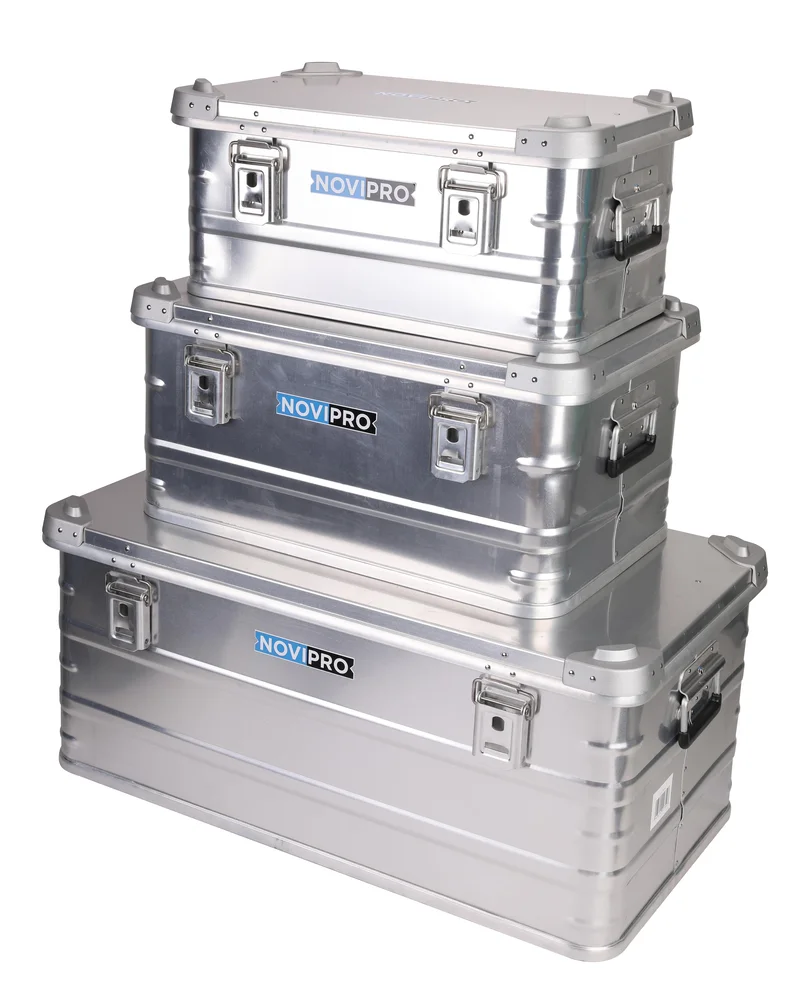 Oppbevaringskasser aluminium 3 stk. v:7905281