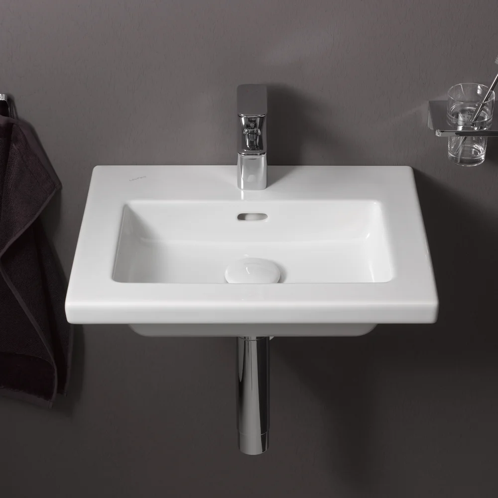 LAUFEN LIVING SQUARE SERVANT 65X48 CM GLATT UNDERSIDE HVIT v:2199486 LAUFEN LIVING SQUARE SERVANT 65X48 CM GLATT UNDERSIDE HVIT v:2199486
