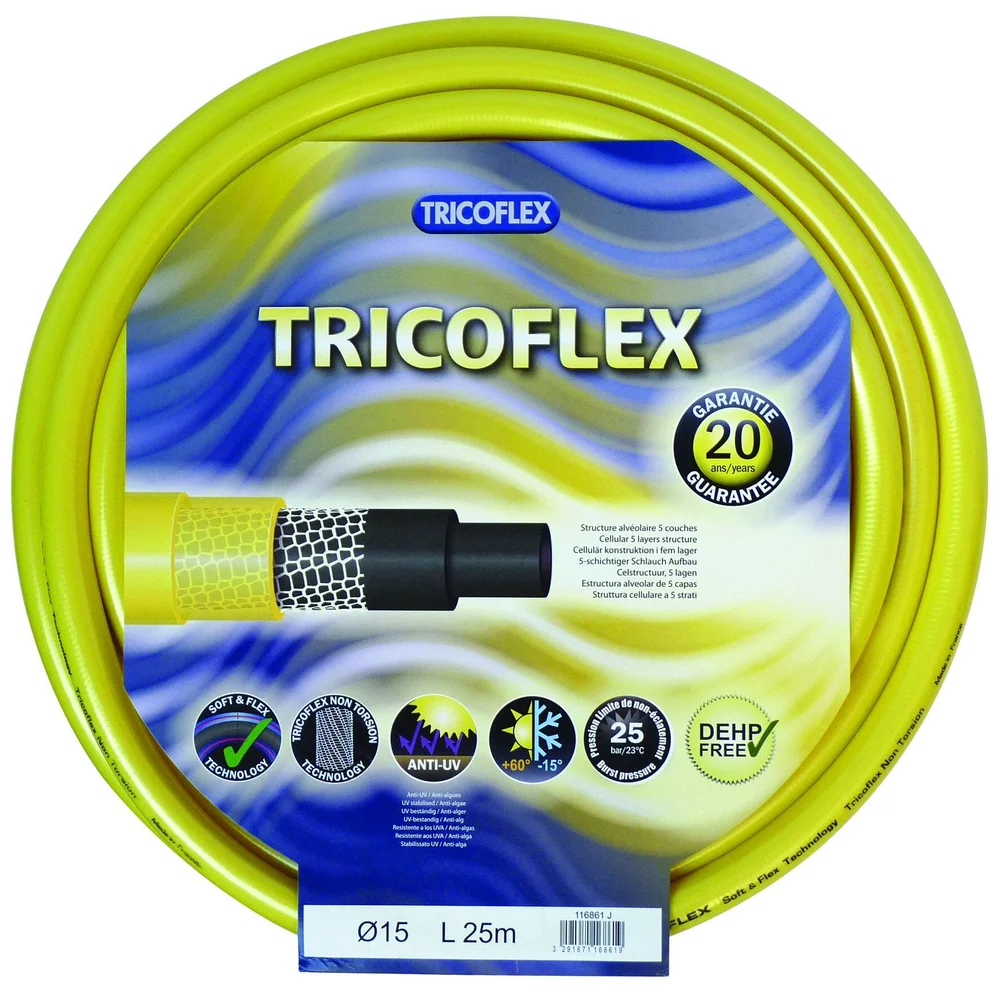 VANNSLANGE GUL TRICOFLEX v:9460718 VANNSLANGE GUL TRICOFLEX v:9460718