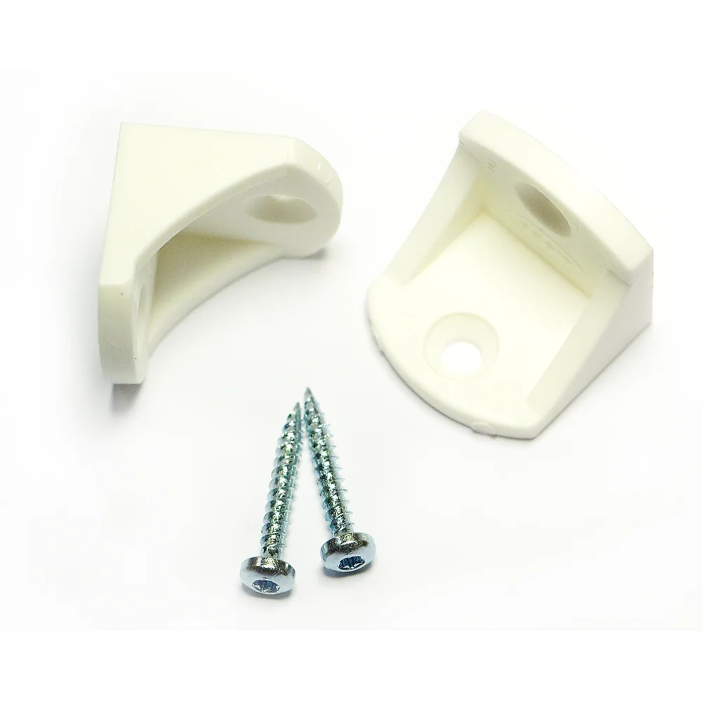 VINKEL 23MM/SKRUE PLAST HVIT P4 v:6642384 VINKEL 23MM/SKRUE PLAST HVIT P4 v:6642384