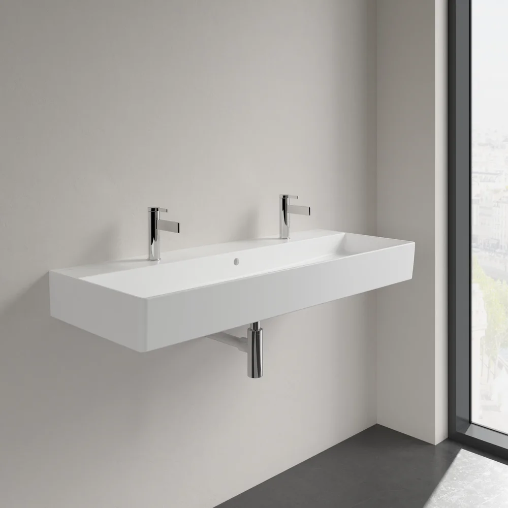 V&B MEMENTO 2.0 DOBBEL SERVANT C+ 120X47 STONE WHITE v:3616141