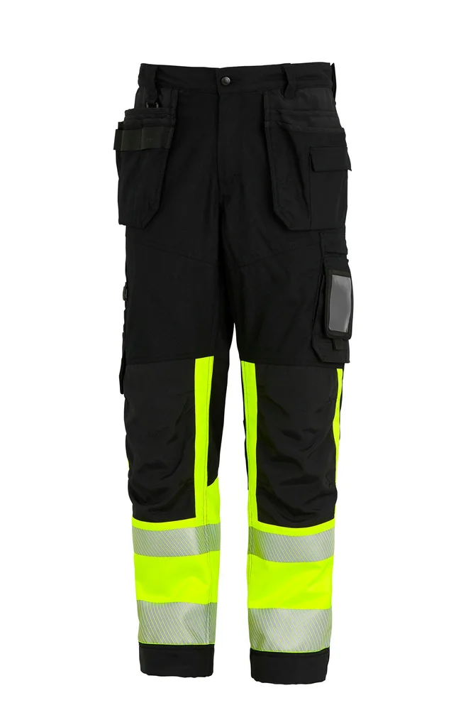 GESTO HÅNDVERKSBUKSE FUNCTION G572 I STRETCH KL.1 SVART/GUL v:9976296