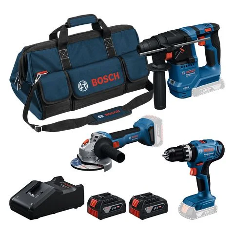 GSB 18V-25 Bosch Verktøypakke 4081029 GSB 18V-25 Bosch Verktøypakke 4081029