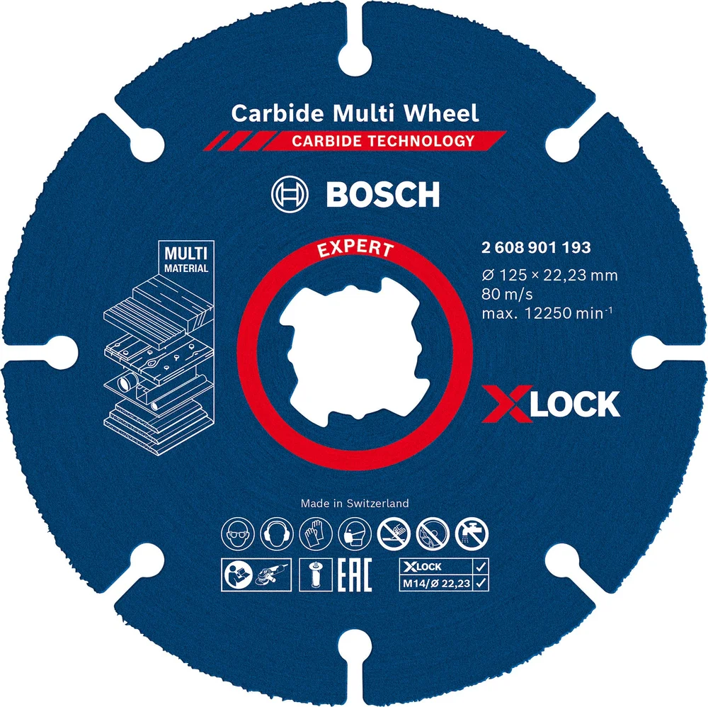 BOSCH KAPPESKIVE XL MULTIW 125MM HM v:3284361
