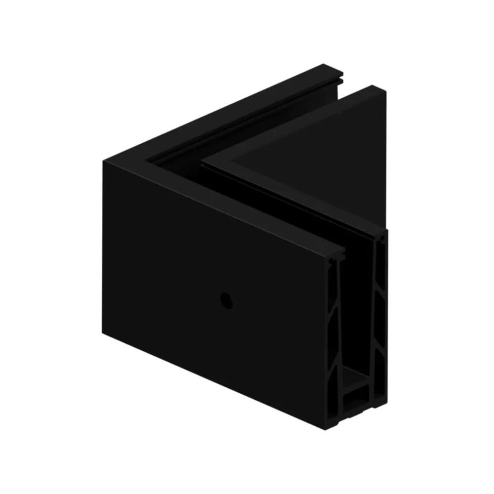 IDT Pure bunnprofil invers innvendig hjørne sort v:1667335