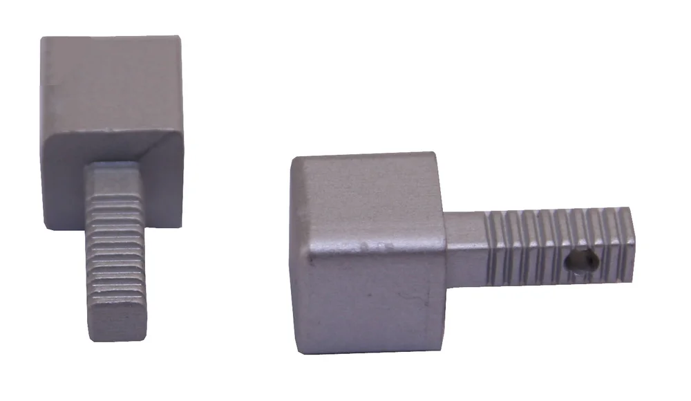 Hjørne 12,5mm anodisert aluminium squarejolly pakke a 2 stk v:8710599