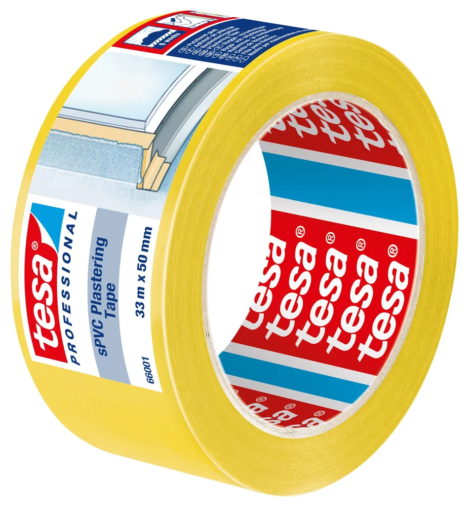 TESA BYGGTAPE 66001 GUL 33MX50MM v:4784697 TESA BYGGTAPE 66001 GUL 33MX50MM v:4784697