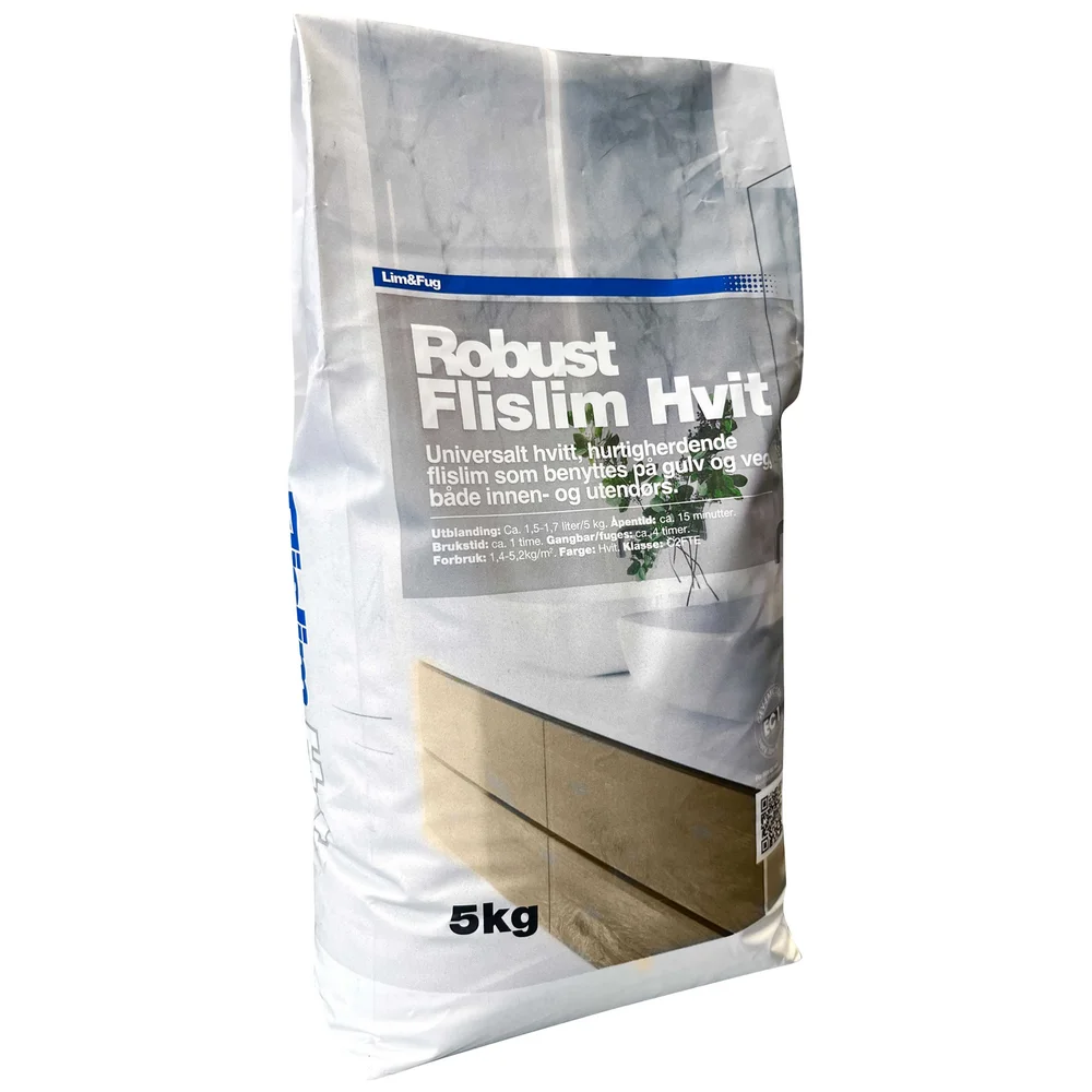 ROBUST FLISLIM HVIT 5KG v:8081175