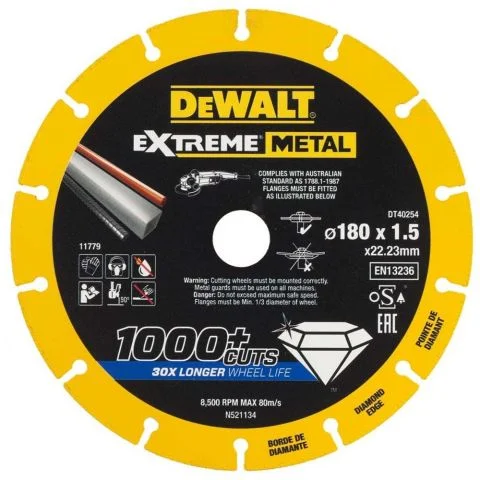Extreme Metal Diamond Edge Dewalt Kappeskive 2310253